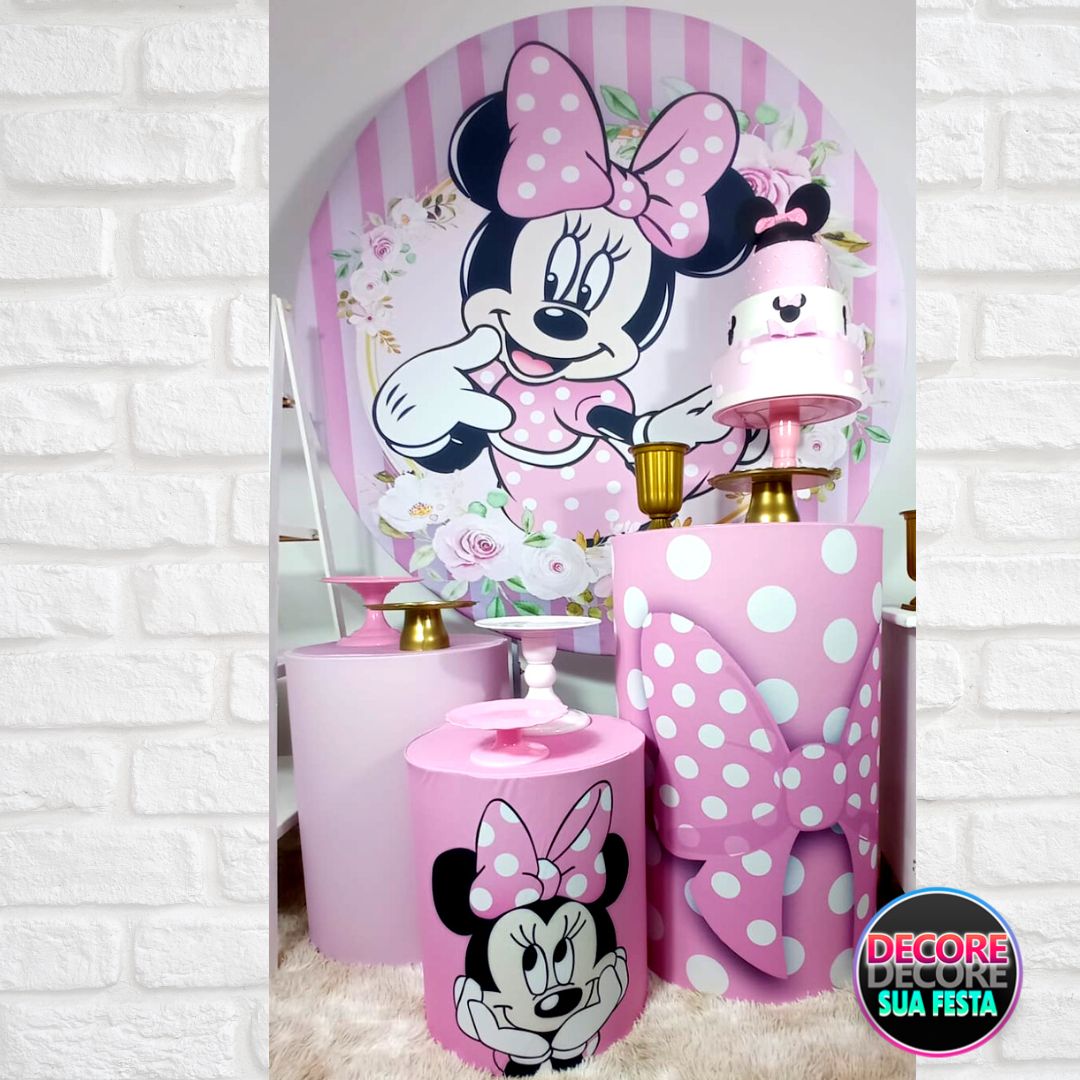 Decoração  Minnie Rosa